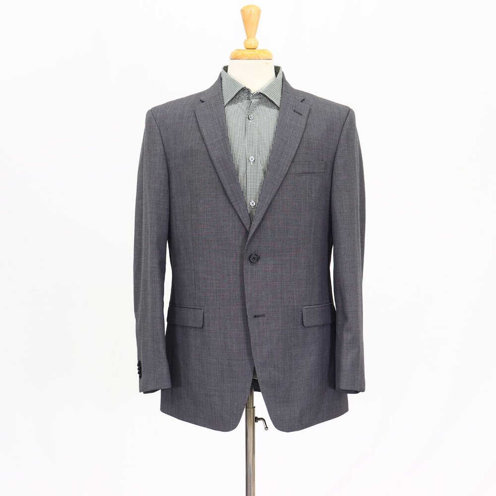 Tommy Hilfiger 42l Gray Solid 2-Button Sport Coat… - image 1